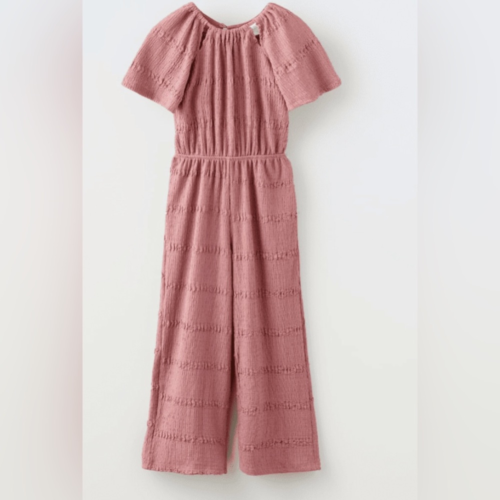 Girls Pink Jumpsuit Zara 11-12 Year